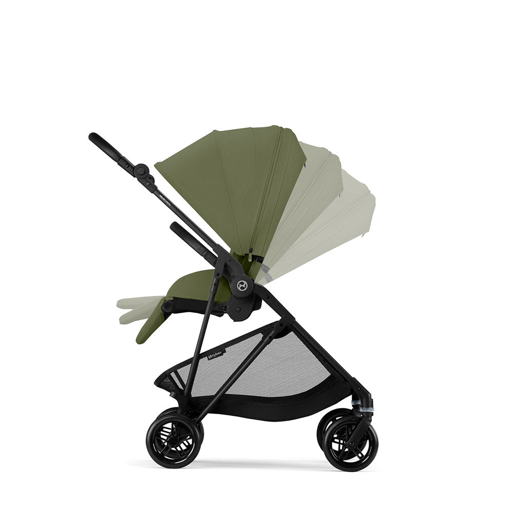 Cybex Melio Carbon Pushchair - Moss Green