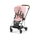 Cybex Mios Travel System - Chrome Brown / Peach Pink