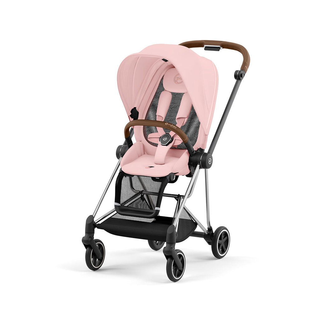 Cybex Mios Travel System - Chrome Brown / Peach Pink