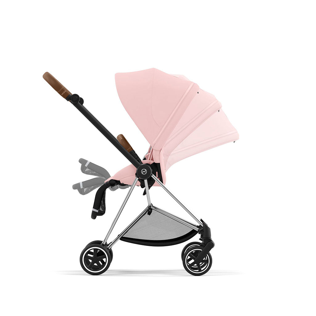 Cybex Mios Travel System - Chrome Brown / Peach Pink