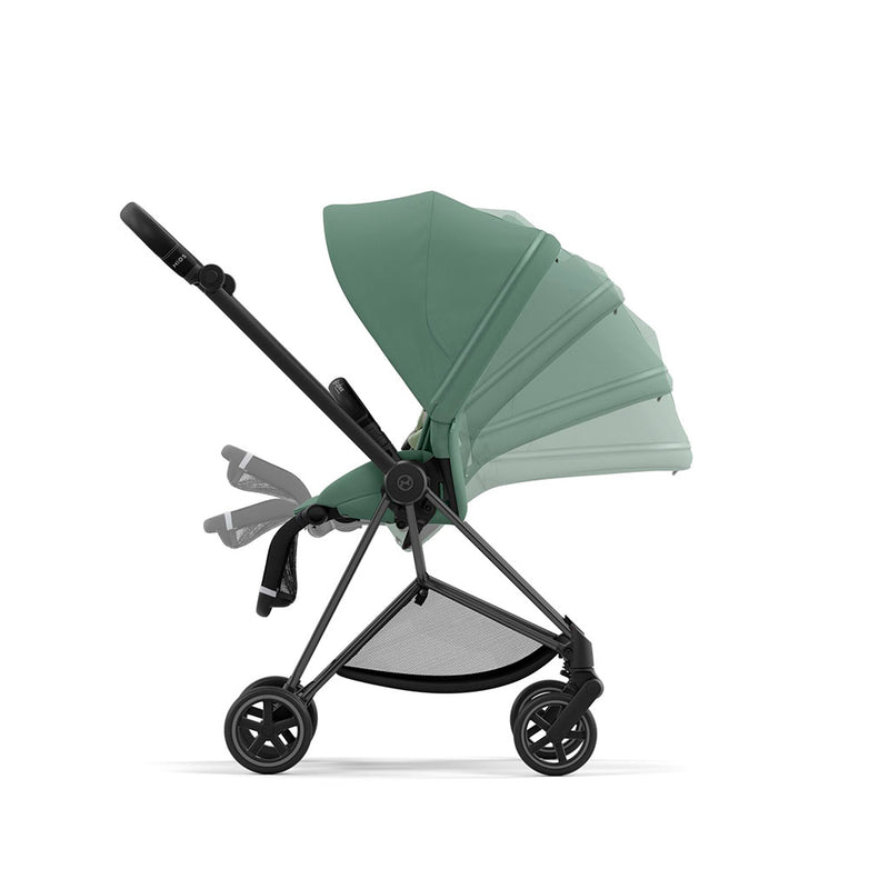 Cybex Mios Travel System - Matt Black / Leaf Green