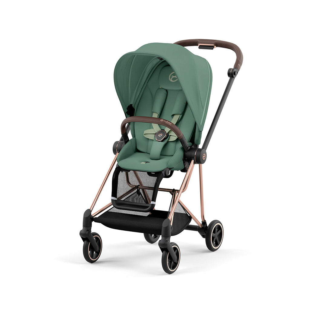 Cybex Mios Travel System - Rosegold / Leaf Green