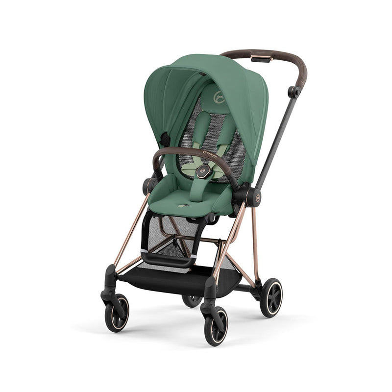 Cybex Mios Pushchair - Rosegold / Leaf Green