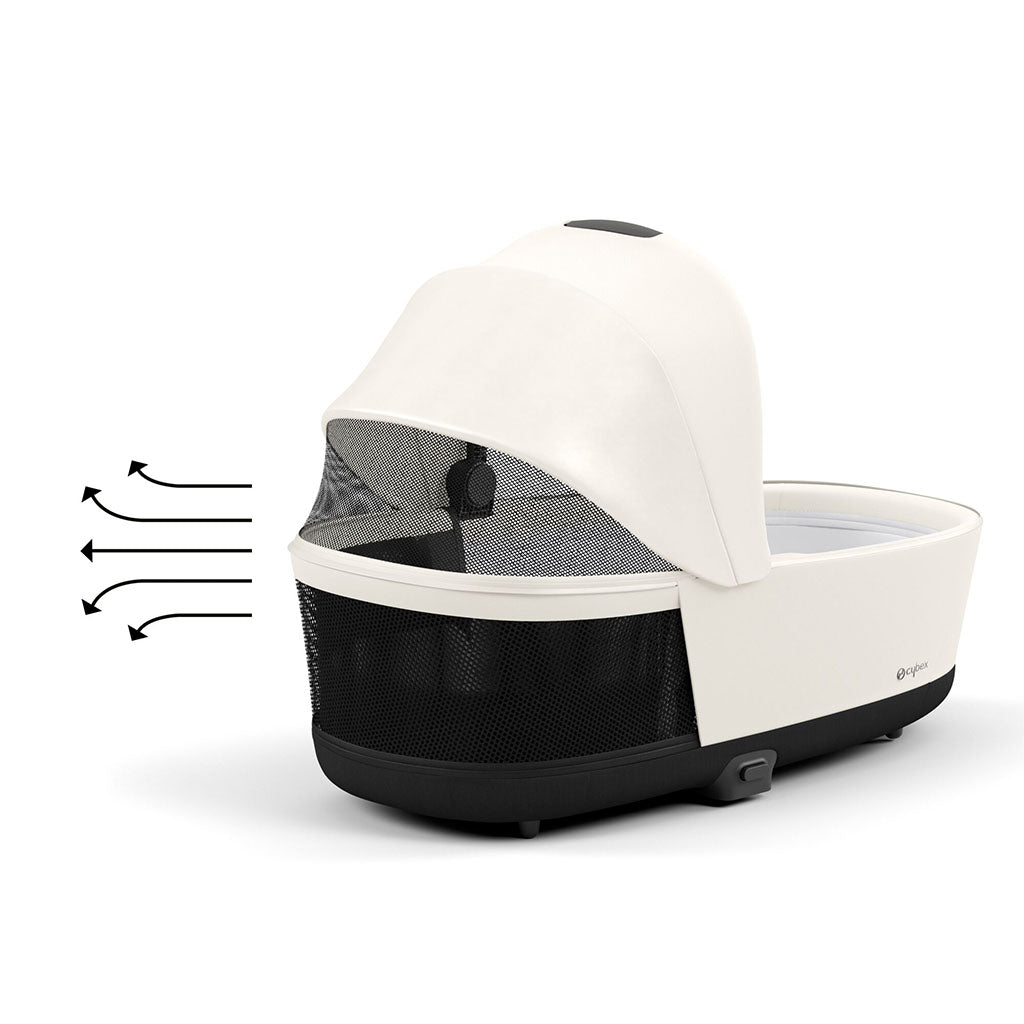 Cybex Priam Lux Carry Cot - Off White