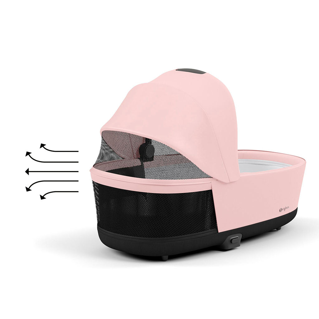 Cybex Priam Lux Carry Cot - Peach Pink