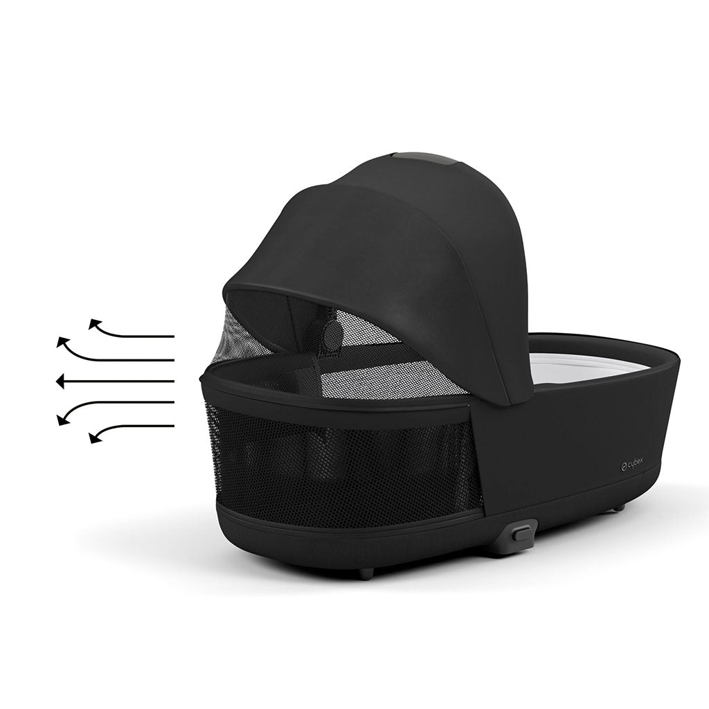 Cybex Priam Lux Carry Cot - Sepia Black