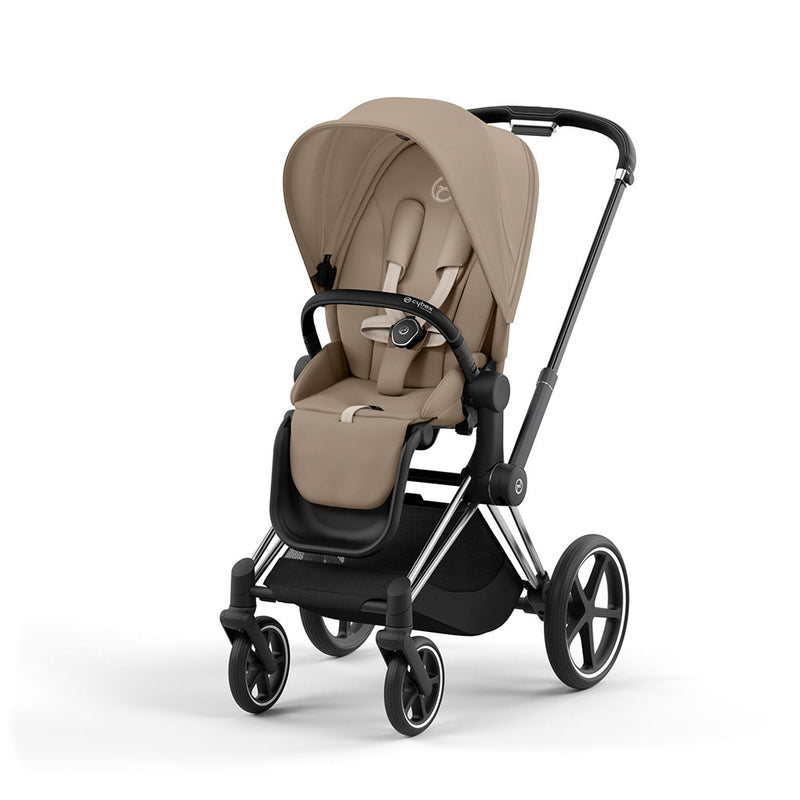 Cybex Priam Pushchair - Chrome Black / Cozy Beige