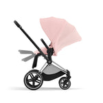 Cybex Priam Pushchair - Chrome Black / Peach Pink