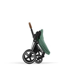 Cybex Priam Pushchair - Chrome Brown / Leaf Green