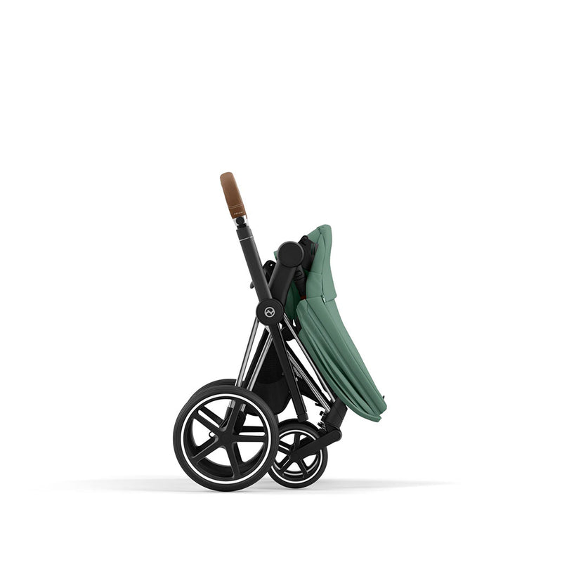 Cybex Priam Pushchair - Chrome Brown / Leaf Green