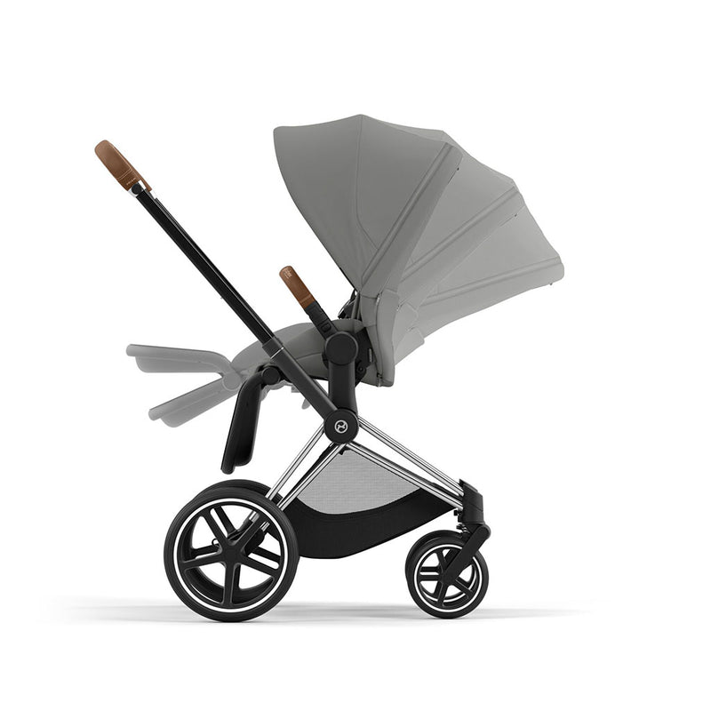 Cybex Priam Pushchair - Chrome Brown / Mirage Grey