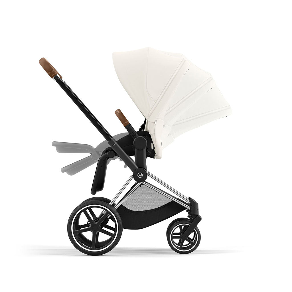 Cybex Priam Pushchair - Chrome Brown / Off White