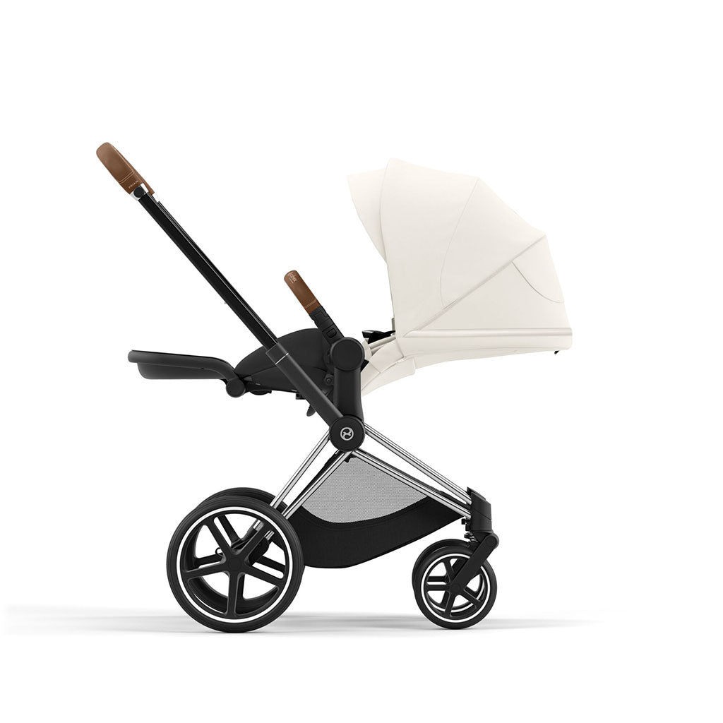 Cybex Priam Pushchair - Chrome Brown / Off White