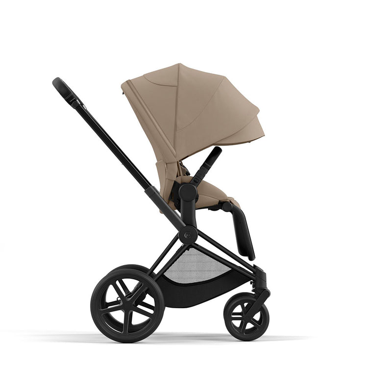 Cybex Priam Pushchair - Matt Black / Cozy Beige