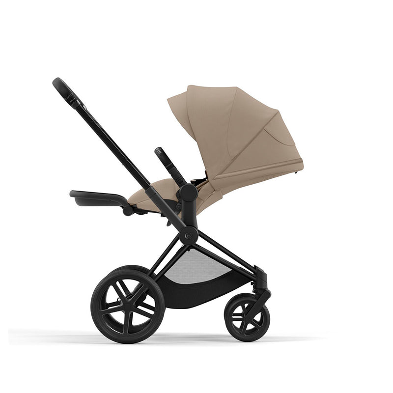Cybex Priam Pushchair - Matt Black / Cozy Beige