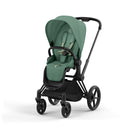 Cybex Priam Pushchair - Matt Black / Leaf Green