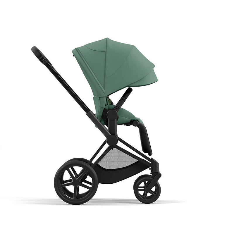 Cybex Priam Pushchair - Matt Black / Leaf Green