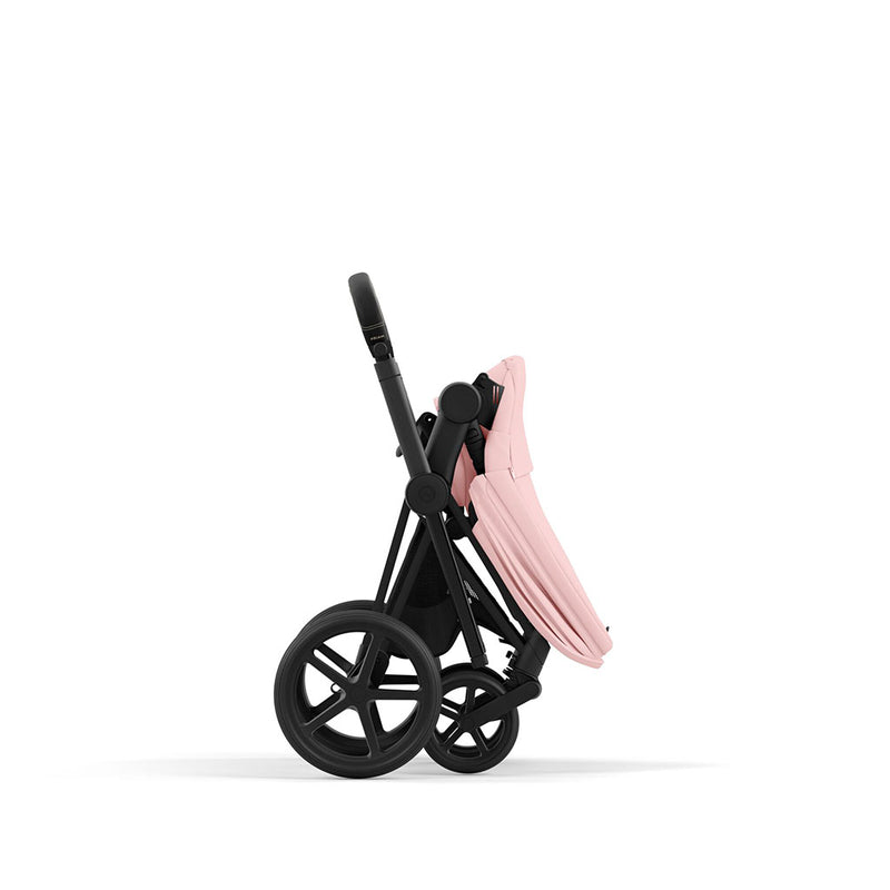 Cybex Priam Pushchair - Matt Black / Peach Pink