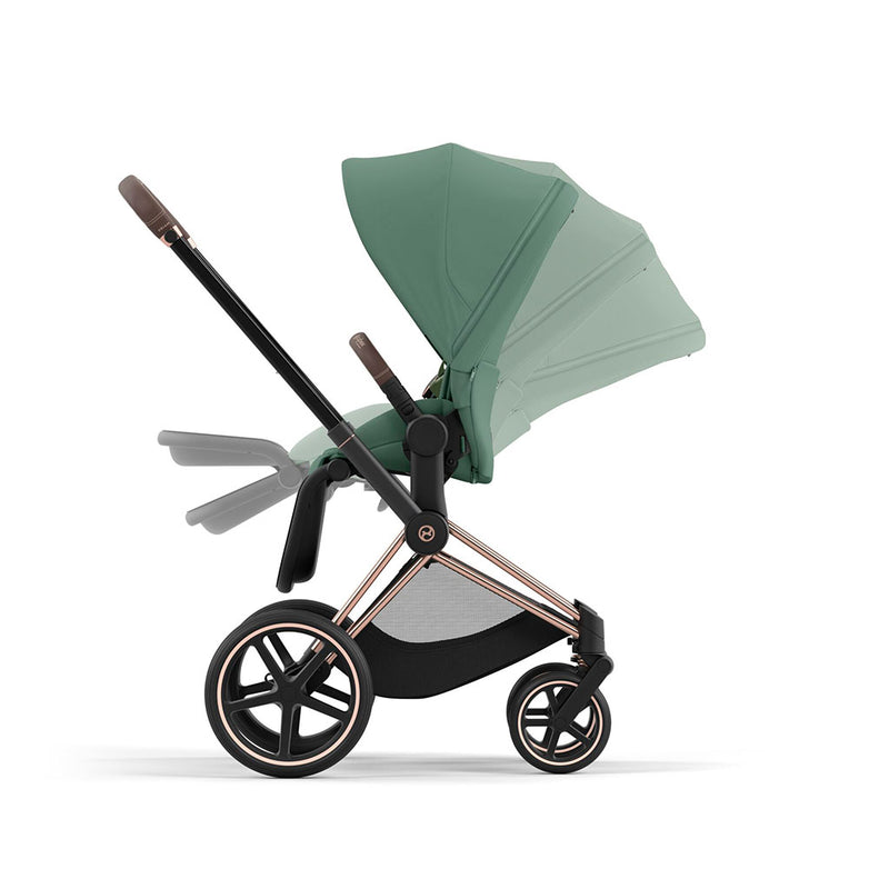 Cybex Priam Pushchair - Rosegold / Leaf Green