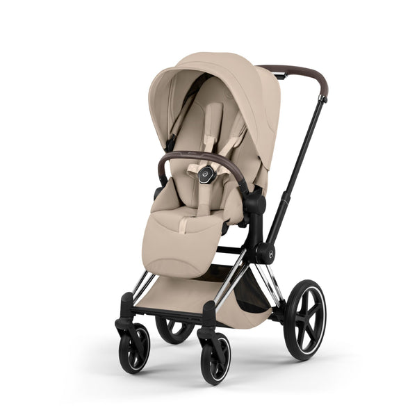 Cybex Priam Style Pushchair - Chrome Brown / Cozy Beige