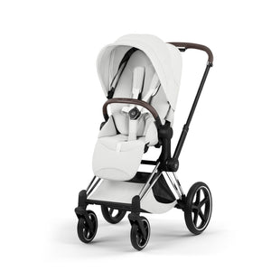 Cybex Priam Style Pushchair - Chrome Brown / Off White