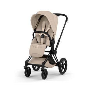 Cybex Priam Style Pushchair - Matt Black / Cozy Beige
