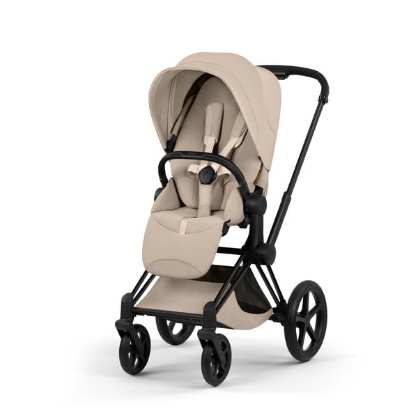 Cybex Priam Style Pushchair - Matt Black / Cozy Beige