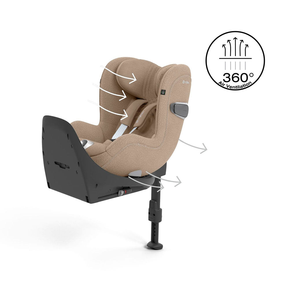 Cybex Sirona T i-Size Car Seat - Cozy Beige Plus