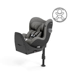 Cybex Sirona T i-Size Car Seat - Mirage Grey Comfort