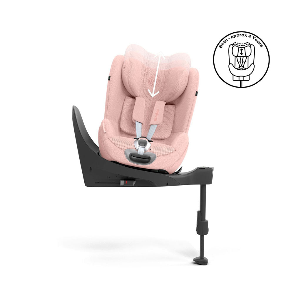 Cybex Sirona T i-Size Car Seat - Peach Pink Plus