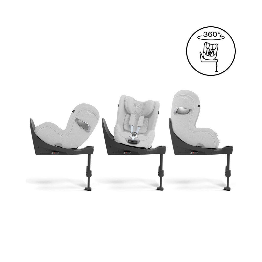 Cybex Sirona T i-Size Car Seat - Platinum White Plus