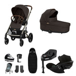 Cybex Balios S Lux 10 Piece Cloud G i-Size Bundle - Chocolate Brown