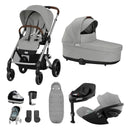 Cybex Balios S Lux 10 Piece Cloud G i-Size Bundle - Stone Grey
