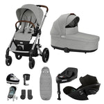 Cybex Balios S Lux 10 Piece Cloud G i-Size Bundle - Stone Grey