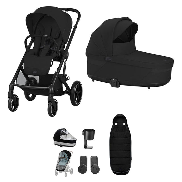 Cybex Balios S Lux 8 Piece Bundle - Moon Black