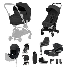 Cybex Coya Ultimate Birth & Beyond Bundle Style Collection - Matt Black / Sepia Black