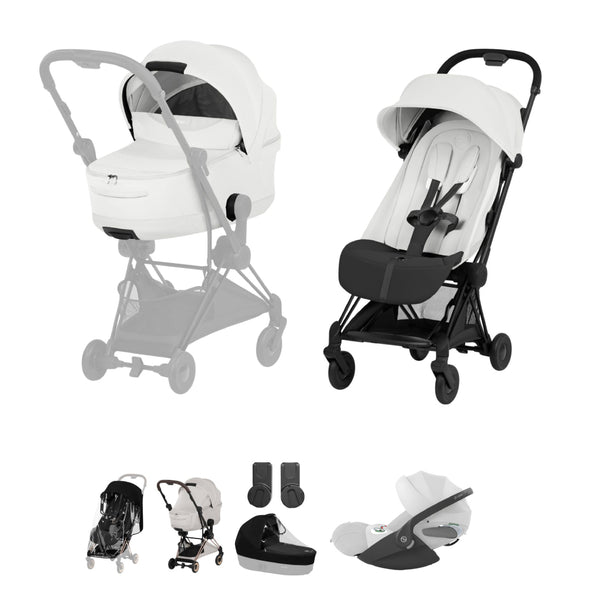 Cybex Coya Ultimate Bundle Style Collection - Matt Black / Off White