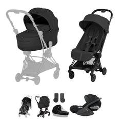 Cybex Coya Ultimate Bundle Style Collection - Matt Black / Sepia Black