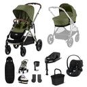 Cybex Gazelle S 11 Piece Cloud G i-Size Bundle - Moss Green
