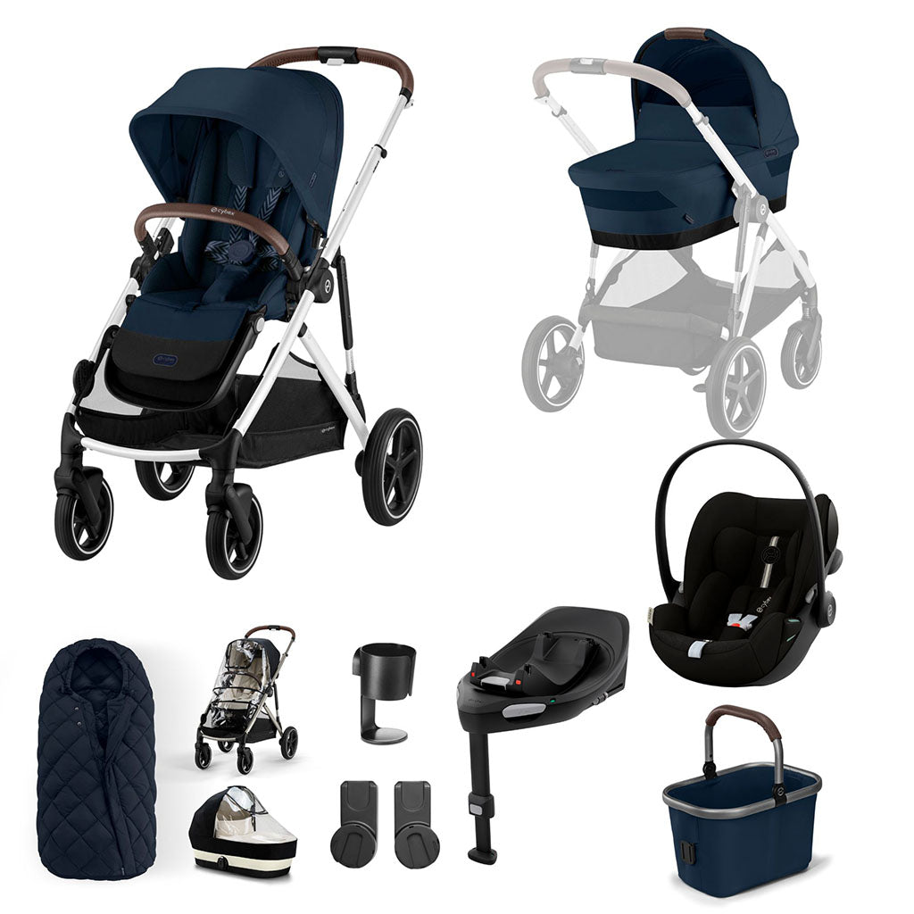 Cybex Gazelle S 11 Piece Cloud G i-Size Bundle - Ocean Blue