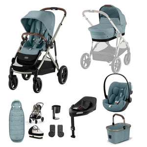 Cybex Gazelle S 11 Piece Cloud G i-Size Bundle - Stormy Blue
