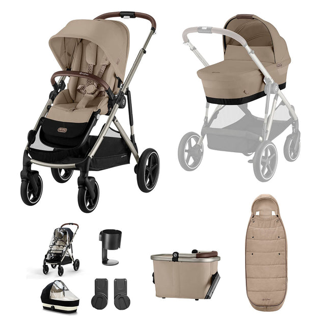 Cybex Gazelle S 9 Piece Bundle - Almond Beige