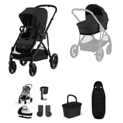 Cybex Gazelle S 9 Piece Bundle - Moon Black