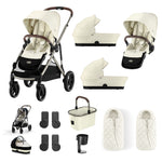 Cybex Gazelle S Newborn Twin Bundle - Seashell Beige