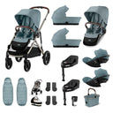 Cybex Gazelle S Newborn Twin Bundle with Cloud G i-Size - Stormy Blue