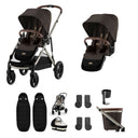 Cybex Gazelle S Twin Bundle - Chocolate Brown