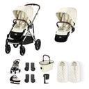 Cybex Gazelle S Twin Bundle - Seashell Beige