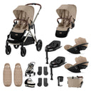 Cybex Gazelle S Twin Bundle with Cloud G i-Size - Almond Beige