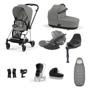 Cybex Mios Travel System - Chrome Black / Mirage Grey