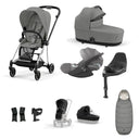 Cybex Mios Travel System - Chrome Black / Mirage Grey